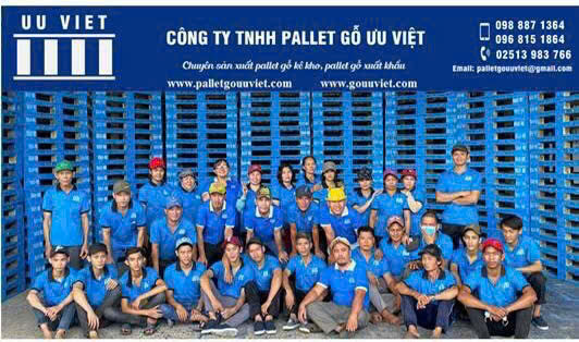 Kho pallet gỗ và nhà máy sản xuất Ưu Việt tại Đồng Nai