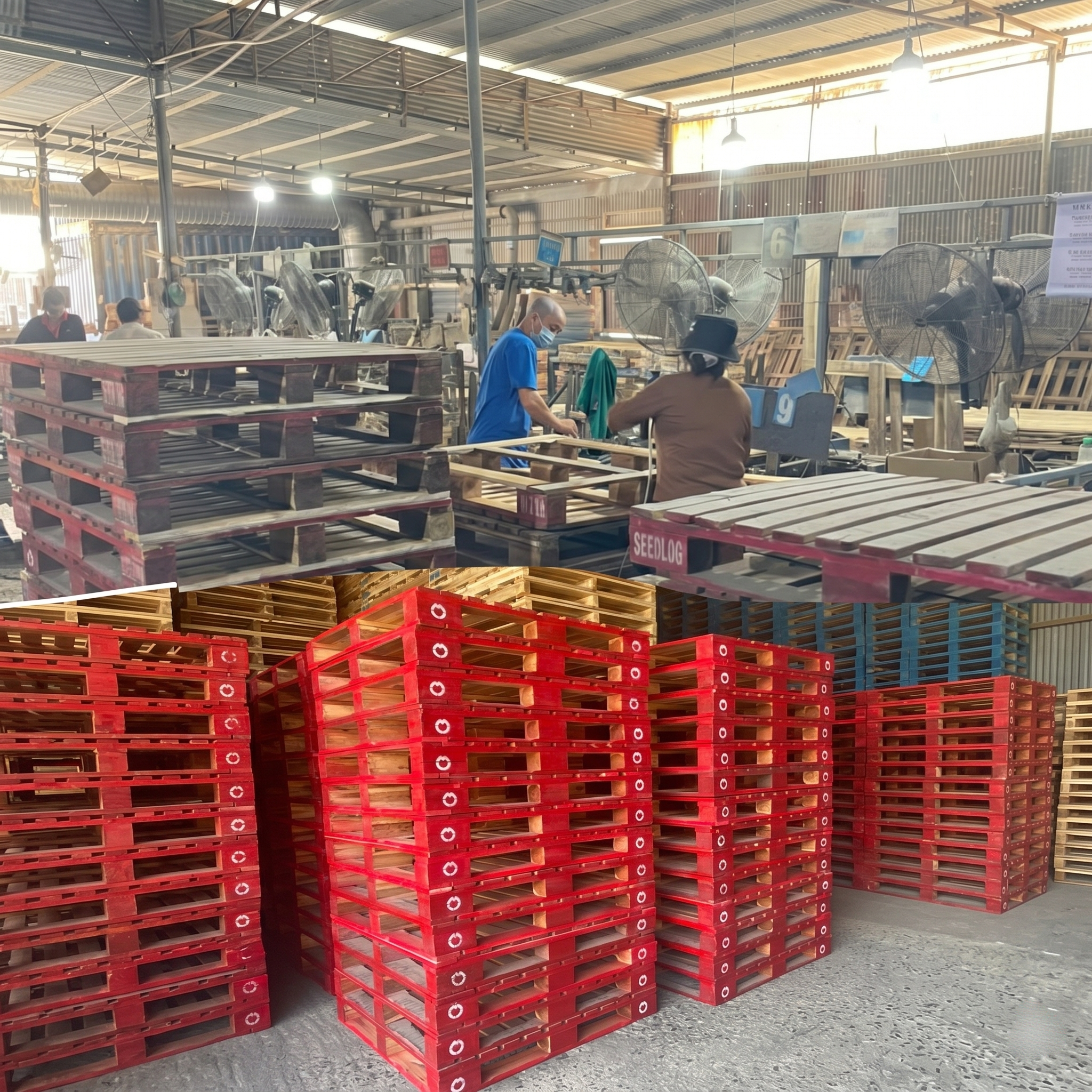 Dịch vụ sửa chữa pallet gỗ tận nơi tại Đồng Nai - Pallet Ưu Việt