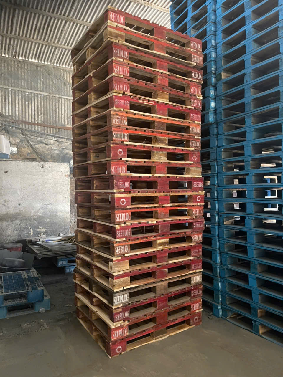Pallet đã sửa chữa hoàn chỉnh